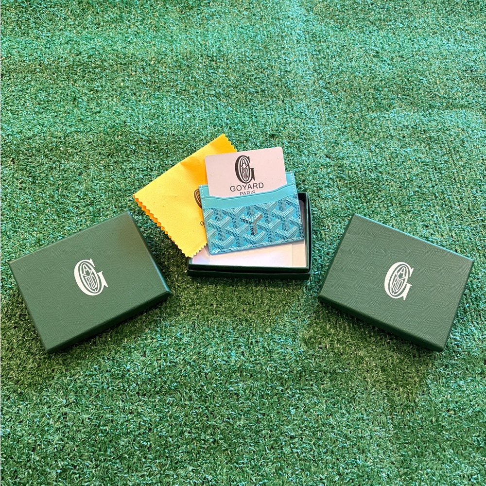 Blue Designer Card Holder